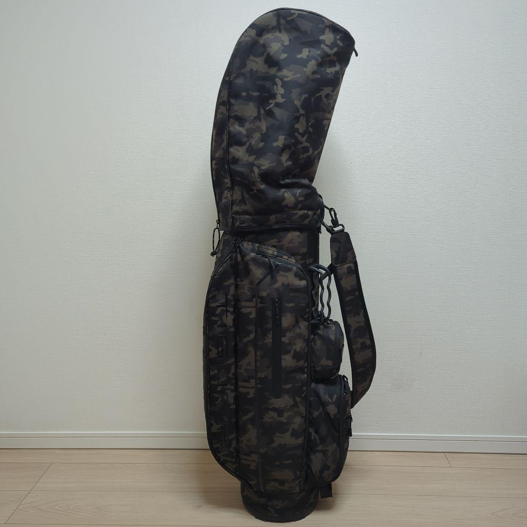 TIGORA 迷彩キャディバッグ ナイロン製 フード付き