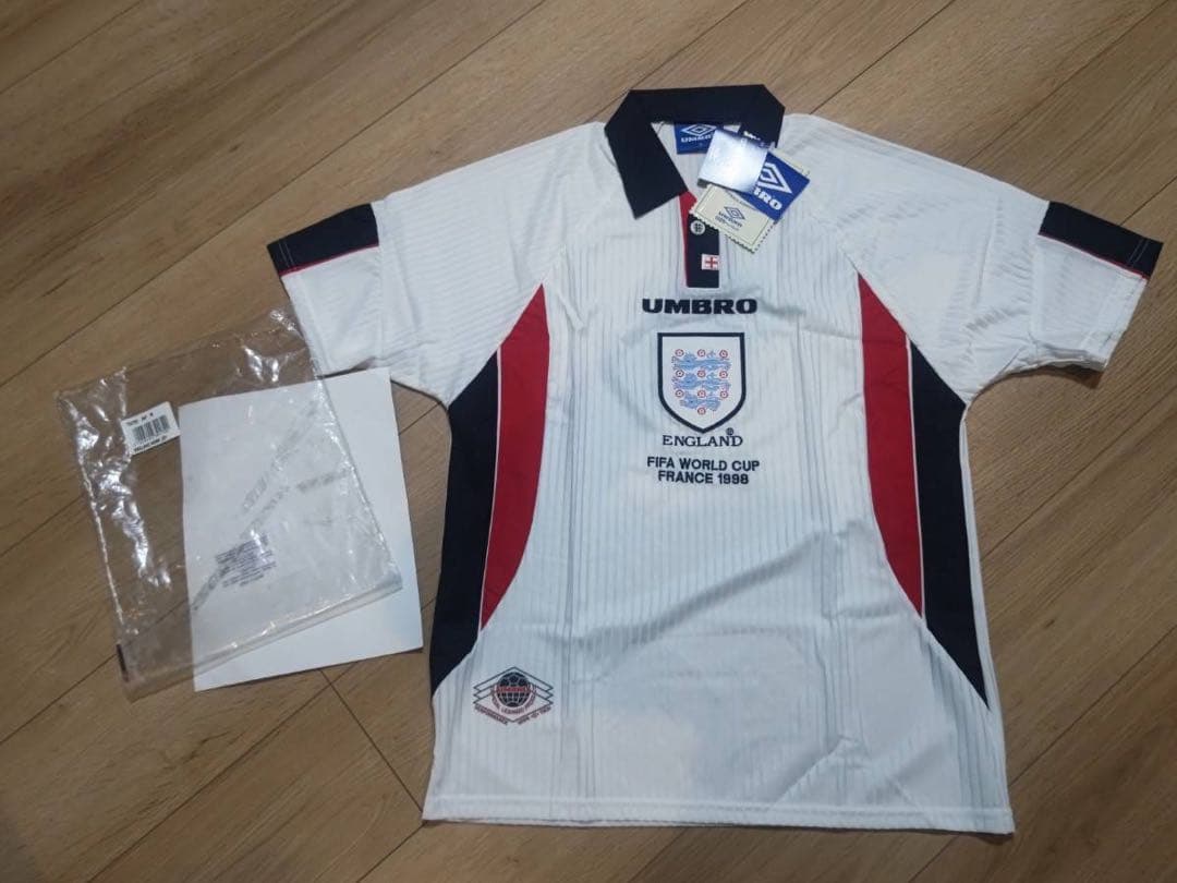 希少！90年代！イングランド代表の1998 FIFAワールドカップユニフォーム