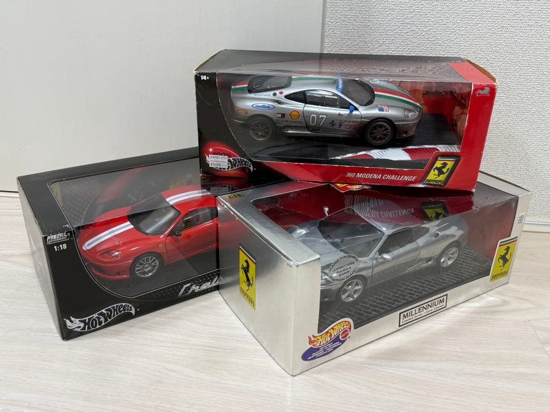 1/18 フェラーリ 360 ミニカー 3台セット