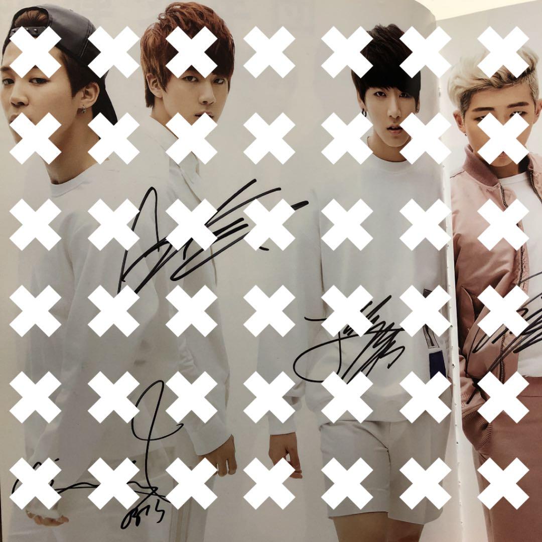AJ × THE STAR BTS 雑誌 直筆サイン