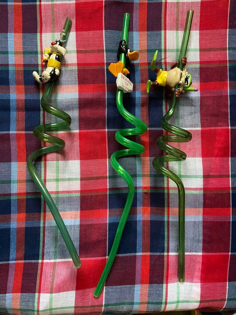 レア　ルーニー・テューンズ ストロー　3本セット アメトイ　バラ売り不可