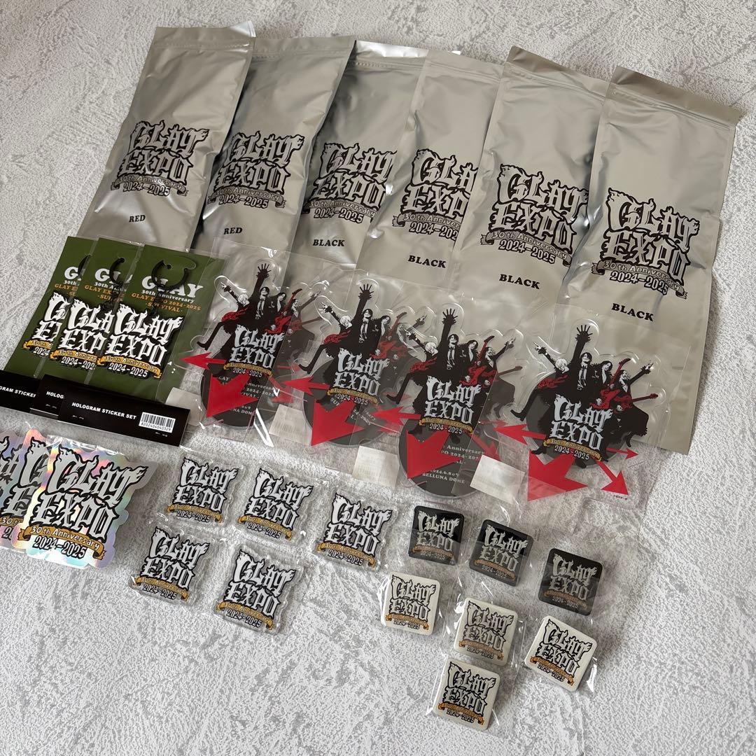 28点纏め売り：Glay EXPO 2024-2025 30周年記念 グッズ