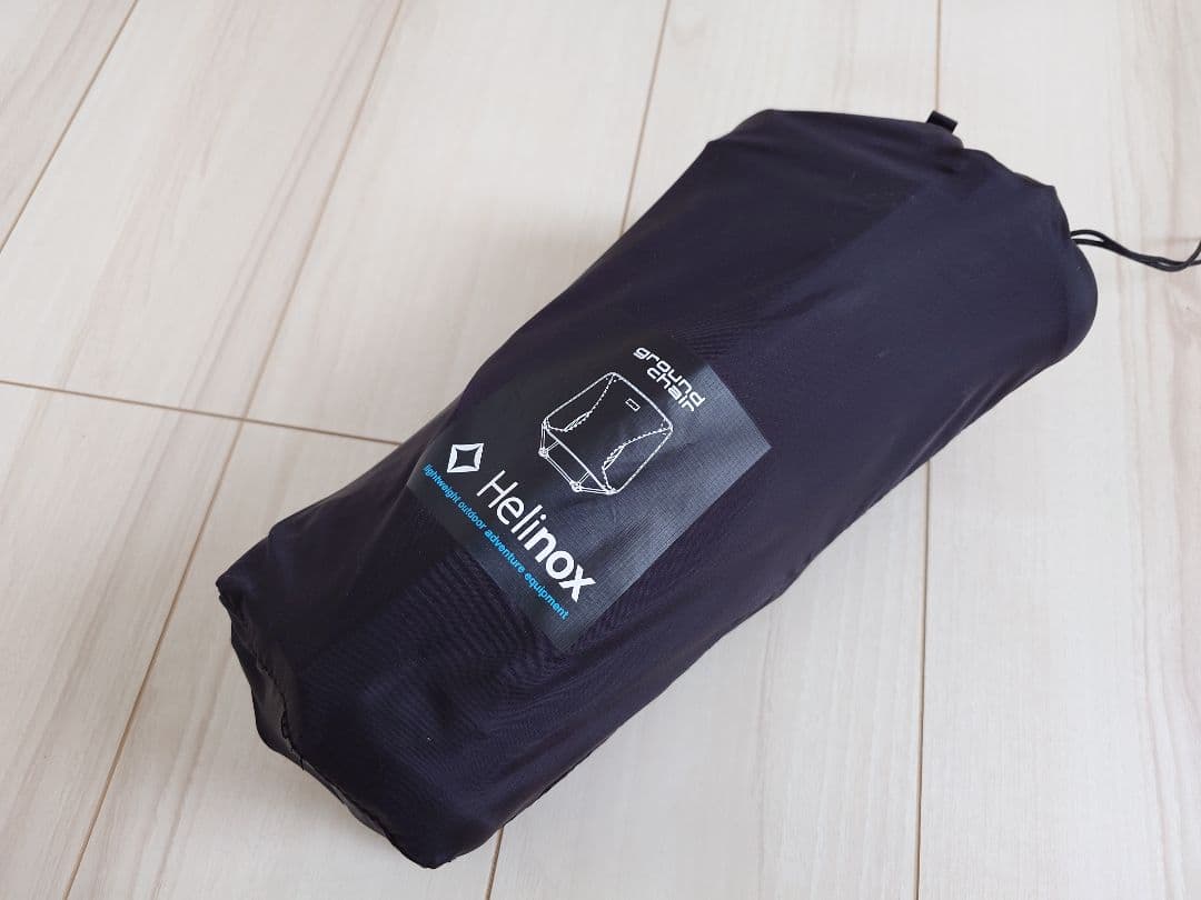 美品 Helinox ヘリノックス グラウンドチェア BK ブラック