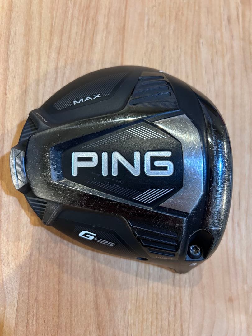 PING G425 MAXドライバー ロフト角9° ヘッドのみ カバー付き