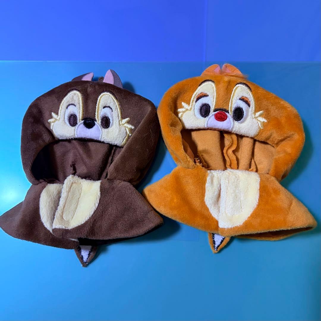 ユニベアシティ ぬいぐるみキーチェーン専用コスチューム ポンチョ チップとデール