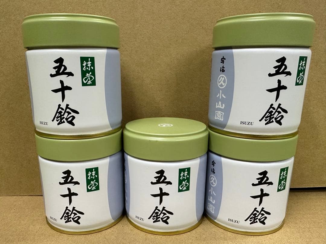 丸久小山園　五十鈴　抹茶 40g 5缶セット