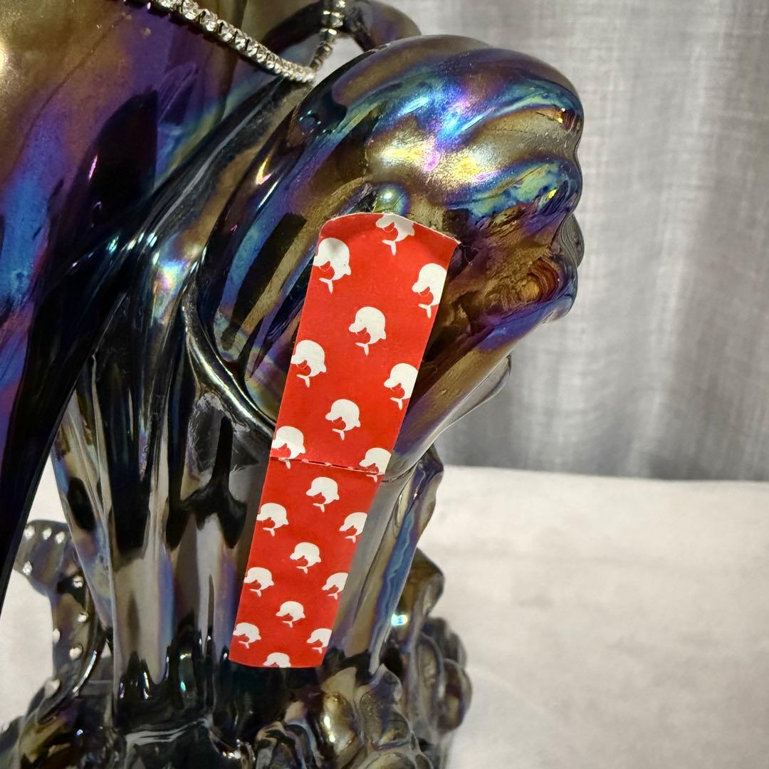 ブラックドルフィン新品未開封 ダイヤ4石 鑑定書付き　ブランデー