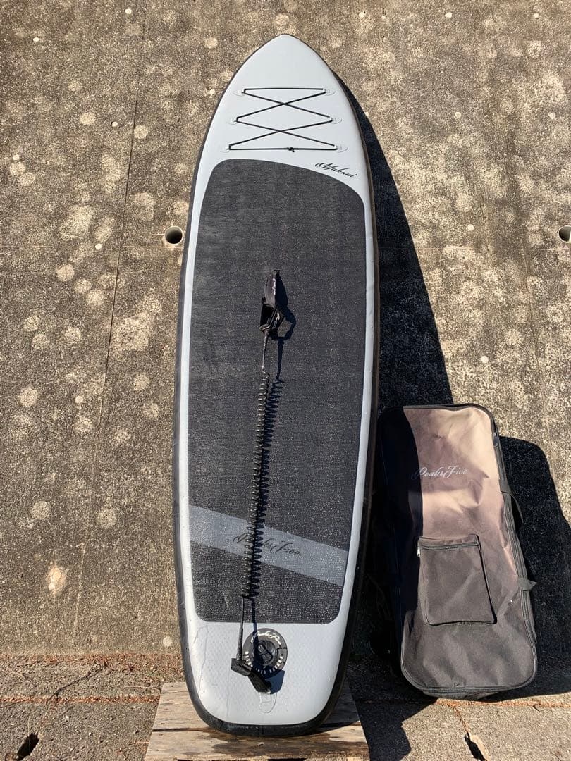 Peaksfiveサップボード　グレー パドル・バッグ付き　ポンプ付属なし