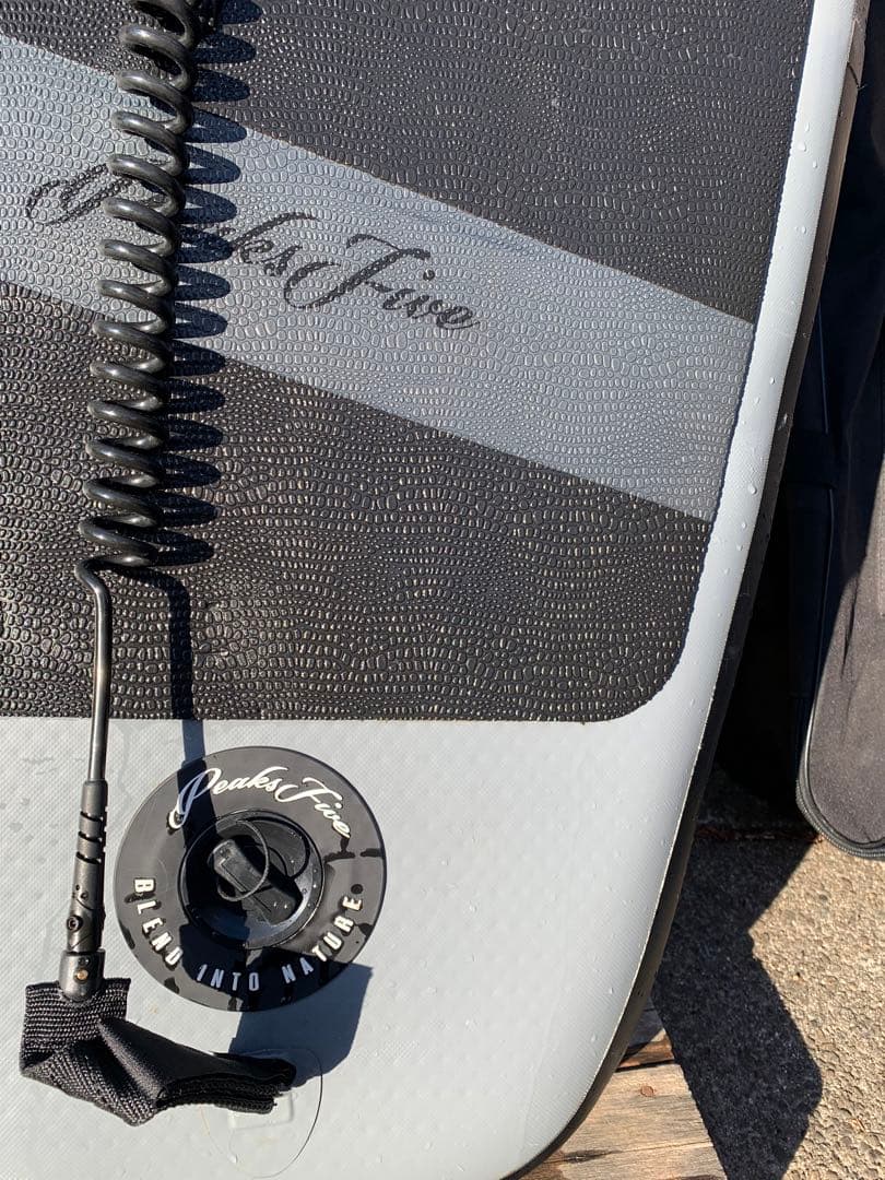 Peaksfiveサップボード　グレー パドル・バッグ付き　ポンプ付属なし