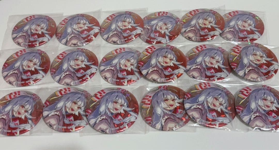 【お値下げ中】東方project BIGホログラム缶バッチ 藤原妹紅　まとめ売り