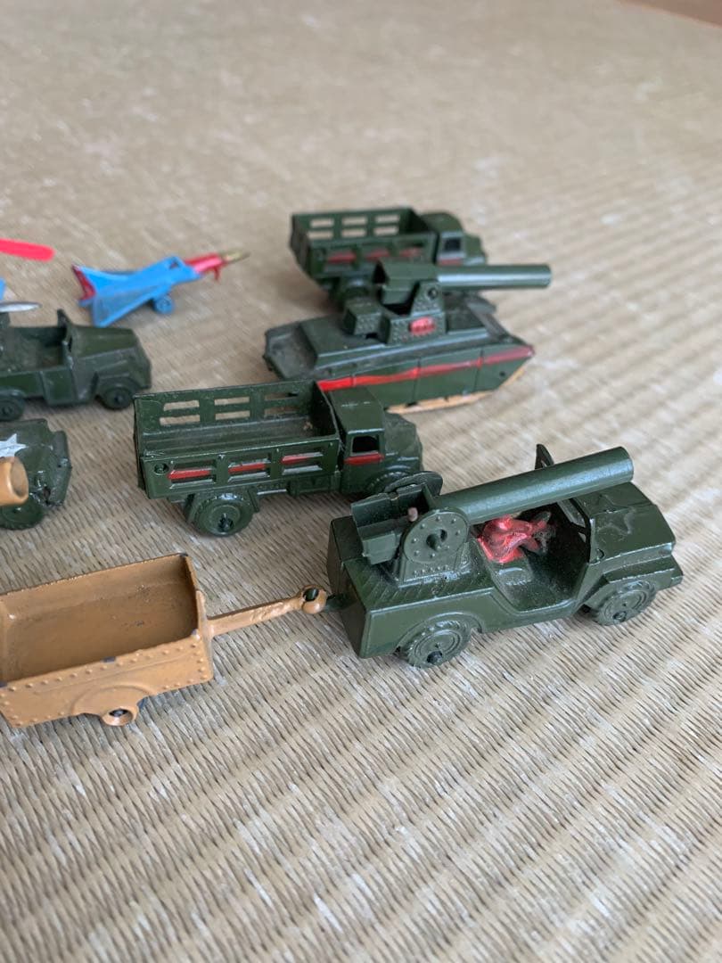 日本製 旧製 萬代屋 ミニカー 戦争 飛行機 米軍 軍事車両 外車 70's