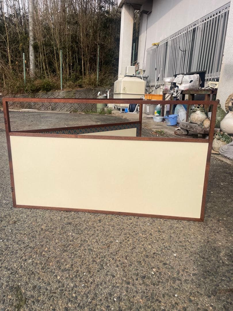 新品　保管品　腰風炉先屏風　京間用　腰風呂先　元箱付き　茶道具