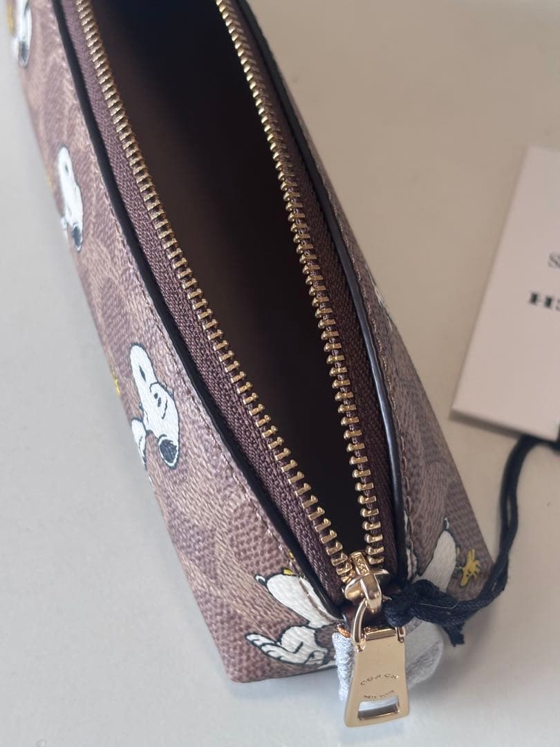 ⭐︎新品タグ付⭐︎【限定】COACH スヌーピー ポーチ/ペンケース