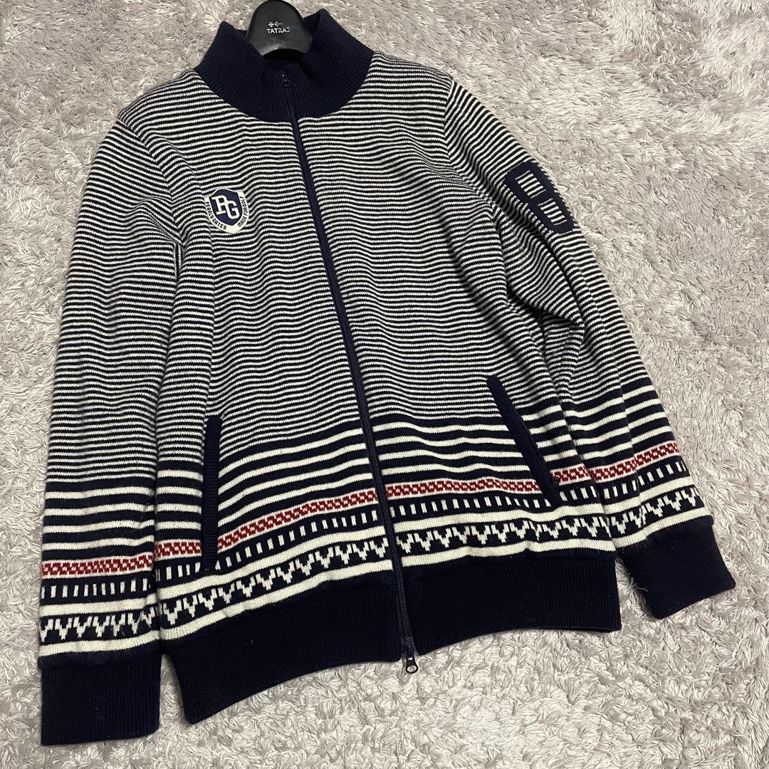 パーリーゲイツ　ジャケット　サイズ6 ニット　セーターブルゾン　フルジップ