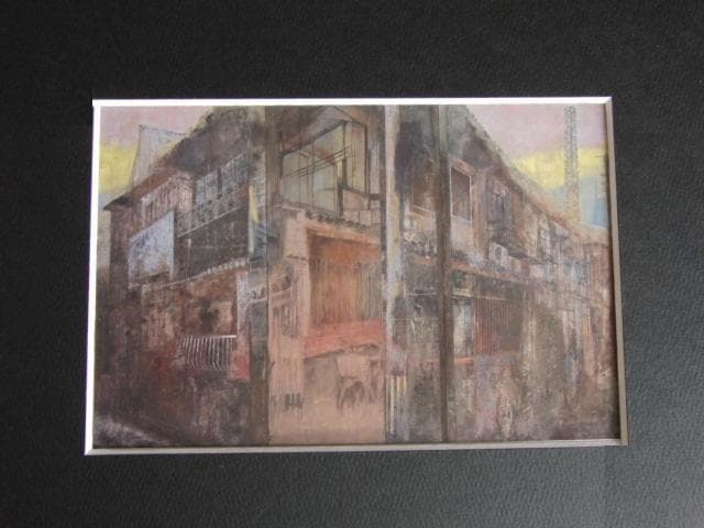 広森守、【風景の記憶】、希少な額装用画集より、状態良好、新品額装付