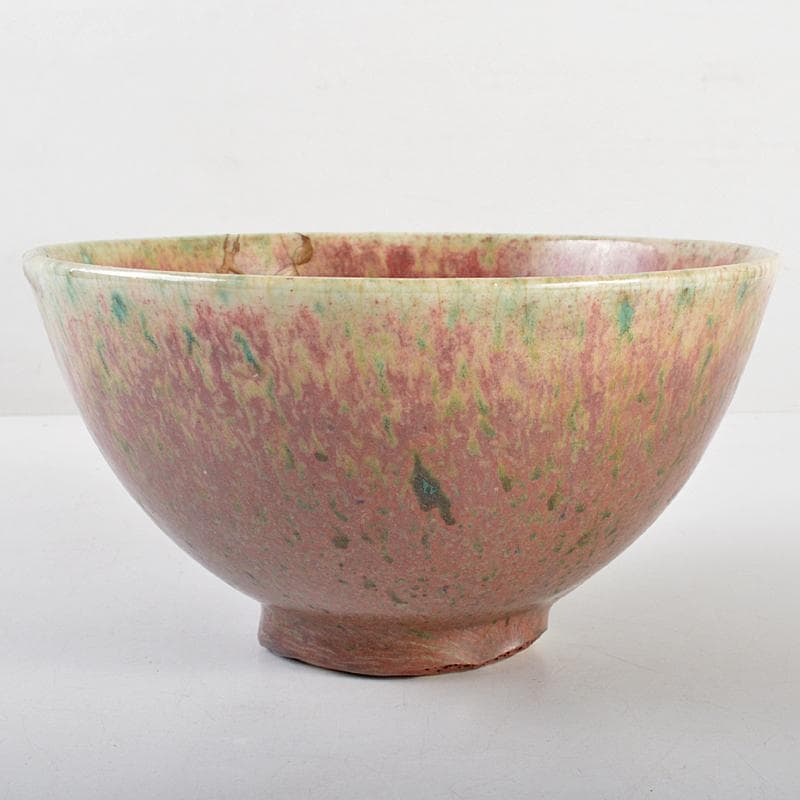 中国　辰砂　江豆紅釉　鉢　C　R5880