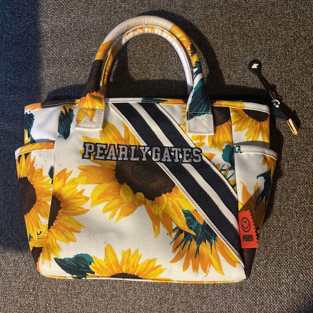 パーリーゲイツ　ゴルフカートバック　ひまわり柄