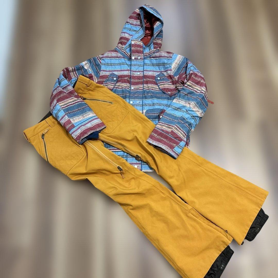 値下げ　美品　Burton スノーボードウェアセット　レディースMサイズ