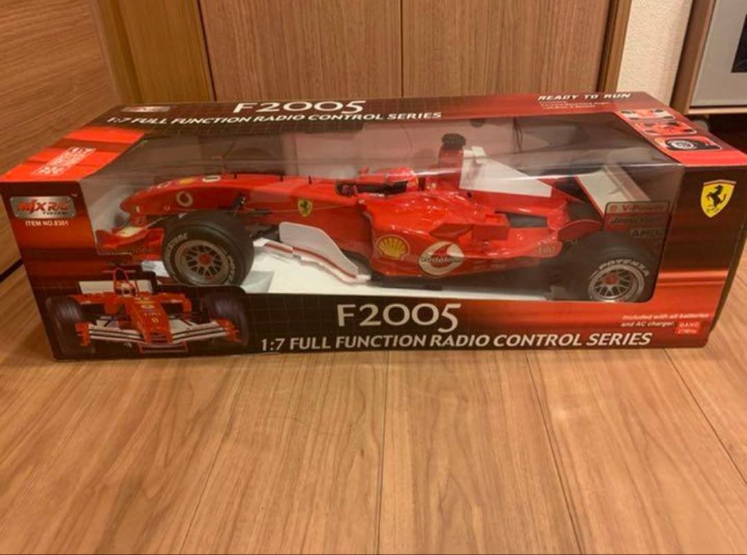 【ラスト1台・未使用・未開封】フェラーリ F2005 1:7 ラジコンカー
