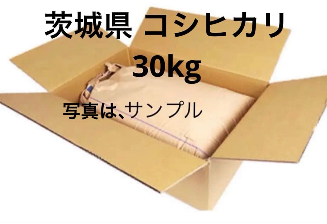【令和7年米】茨城県産 コシヒカリ 30kg ②