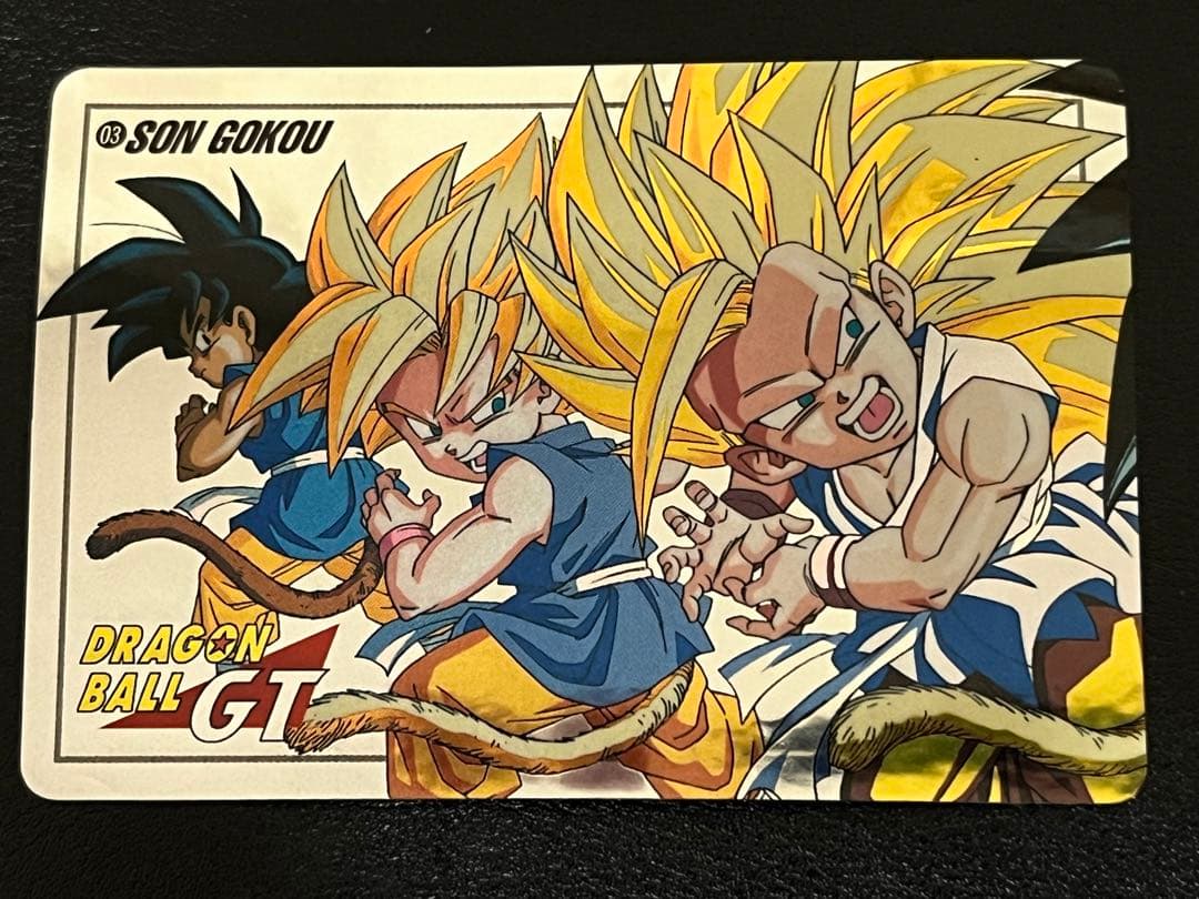 【未剥し美品】ドラゴンボールGT カードダス スーパーバトル 03 孫悟空 当時