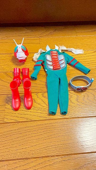 【当時物】変身サイボーグ1号　変身セット 仮面ライダーV3