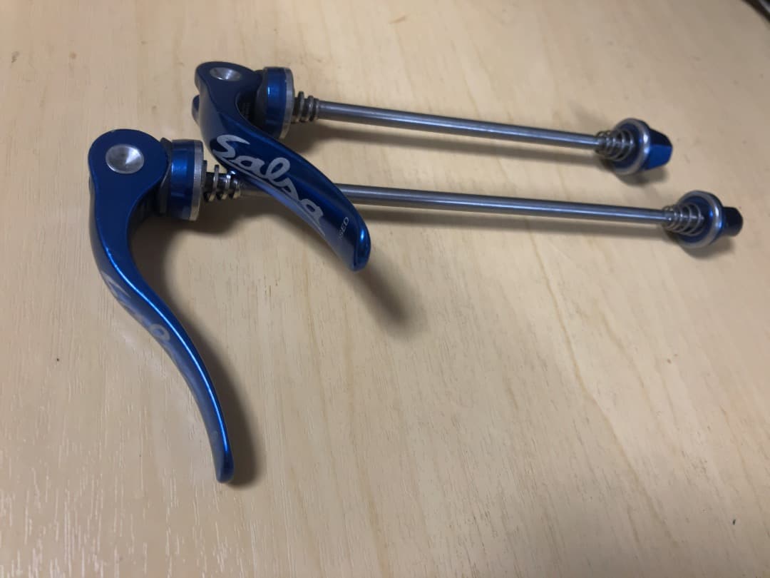 SALSA Flip-Offs スキュワー（チタンシャフト）ブルー中古！