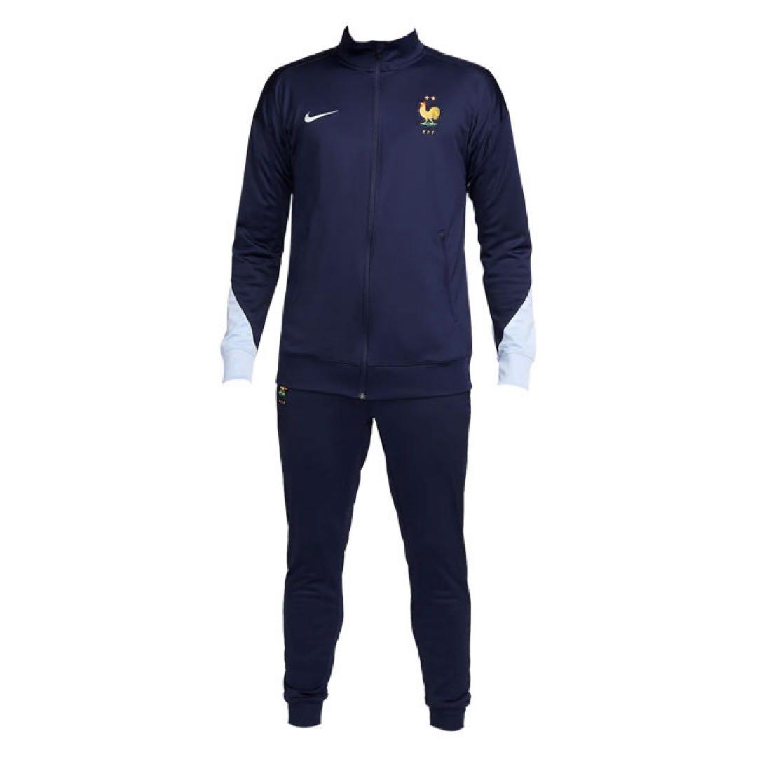 ナイキ　NIKE フランス ジャージ 上下 ネイビー L パンツ