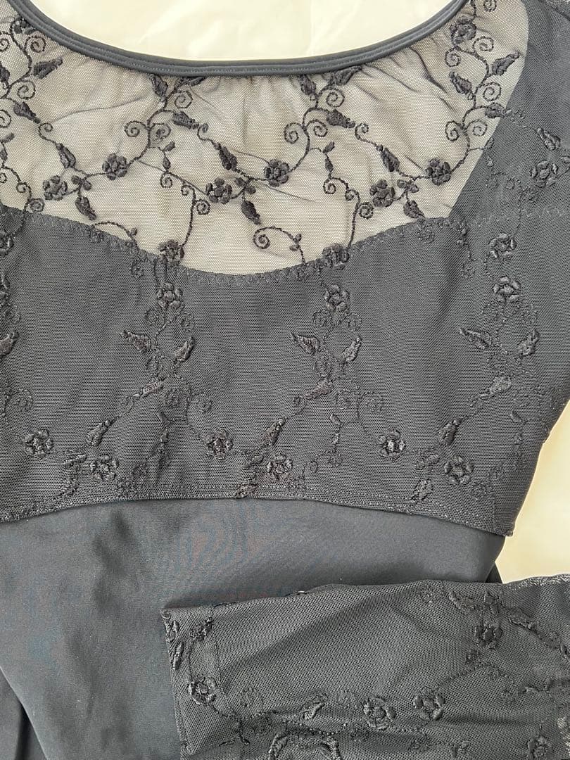 DellaLo' Milano デラロミラノ　Lサイズ　レオタード　黒