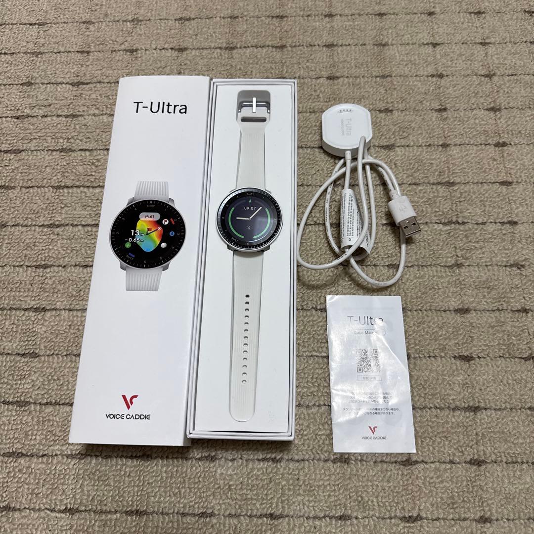 ボイスキャディ　T-Ultra ゴルフウォッチ　ホワイト