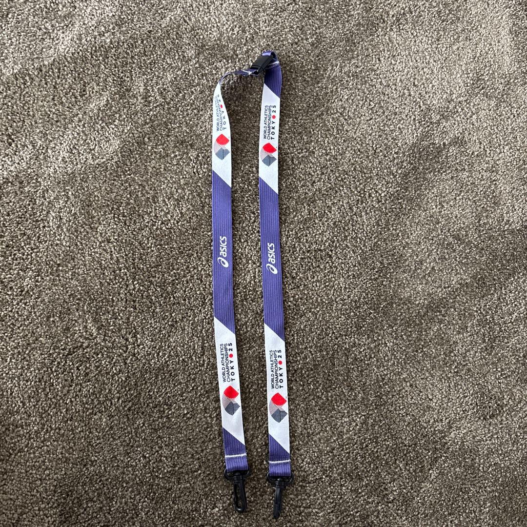 非売品　東京　2025 世界陸上 公式ストラップ　ネックストラップ
