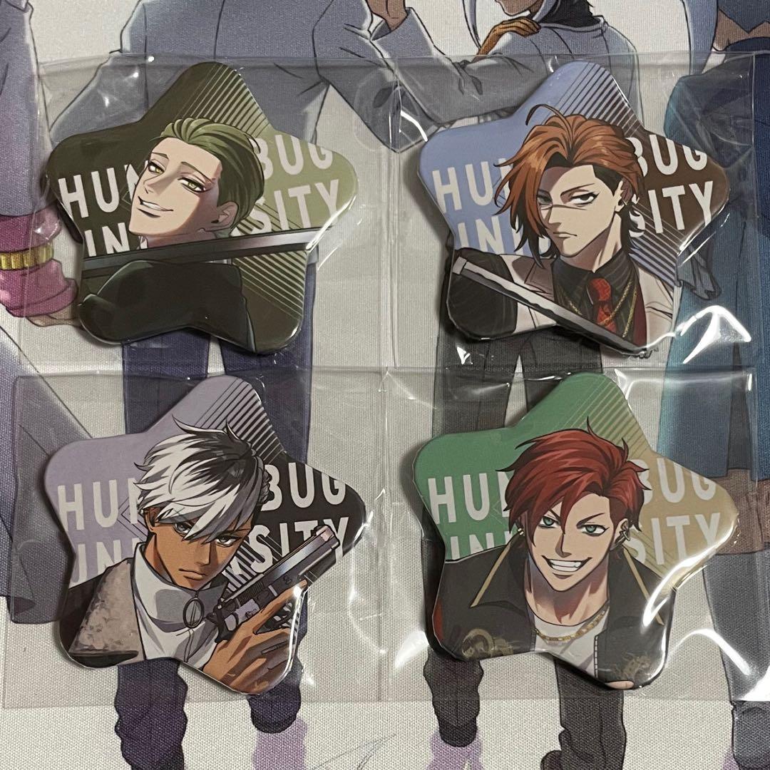 ヒューマンバグ大学 獅子王組 星型缶バッジセット