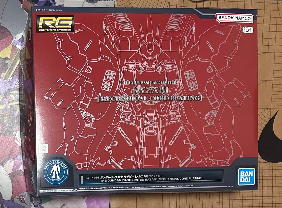 1/144 RG MSN-04FF サザビー メカニカルコアメッキ　rg