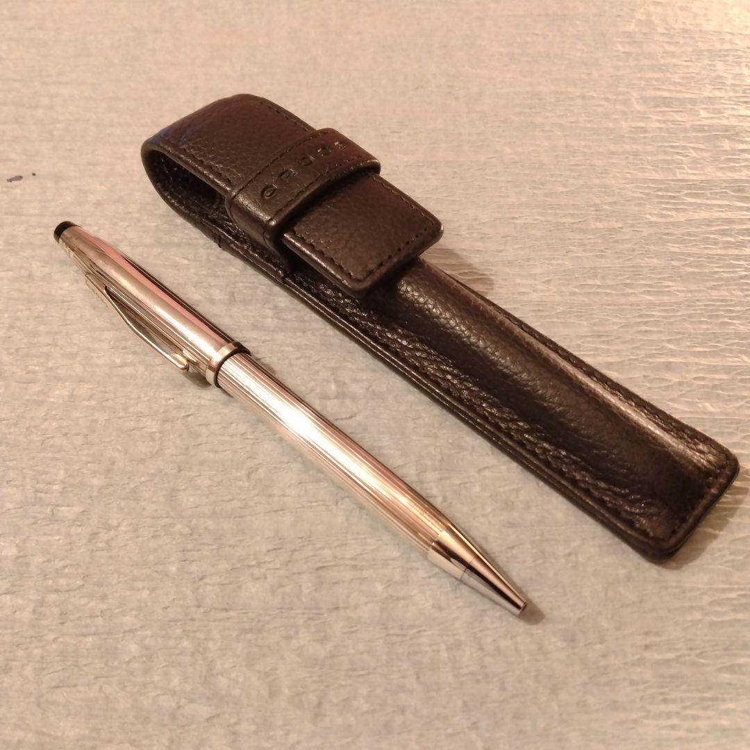 セール（8日まで）　純銀　クロスCentury2 ボールペン 925　ケース付き
