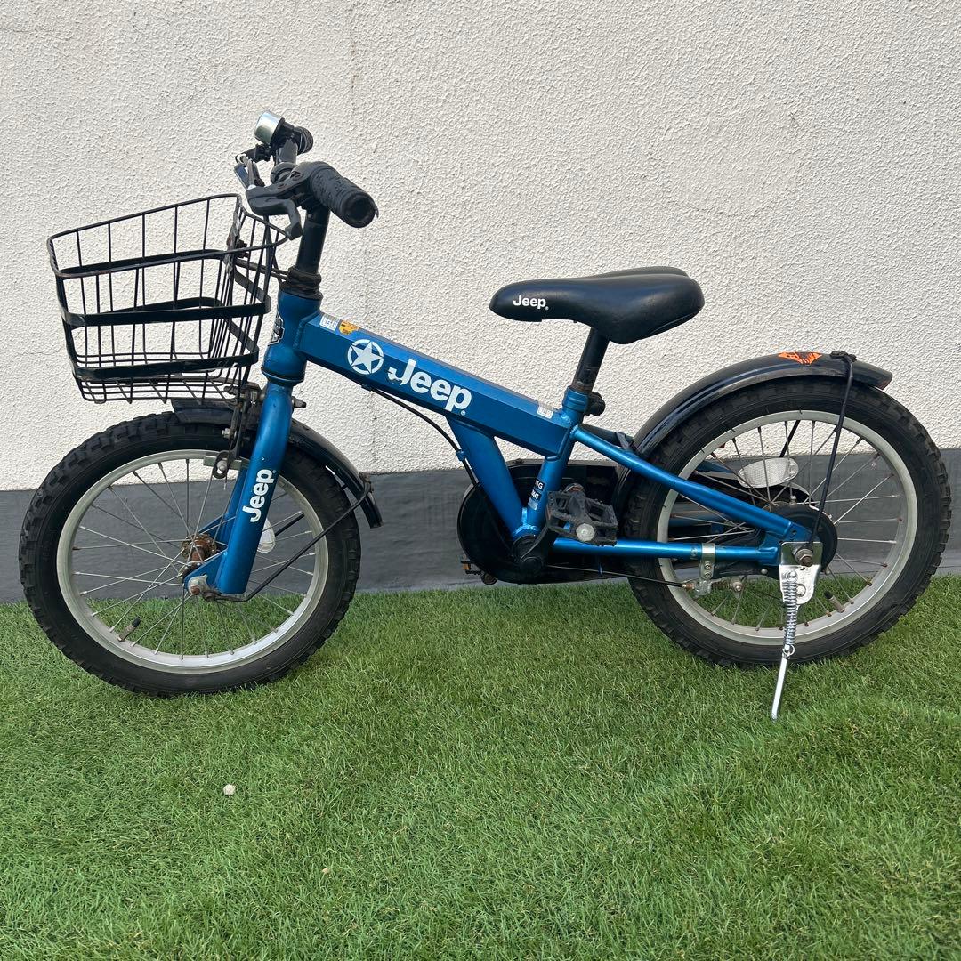 ★JEEP★子供用自転車 青 ※東京品川区引き取り希望※