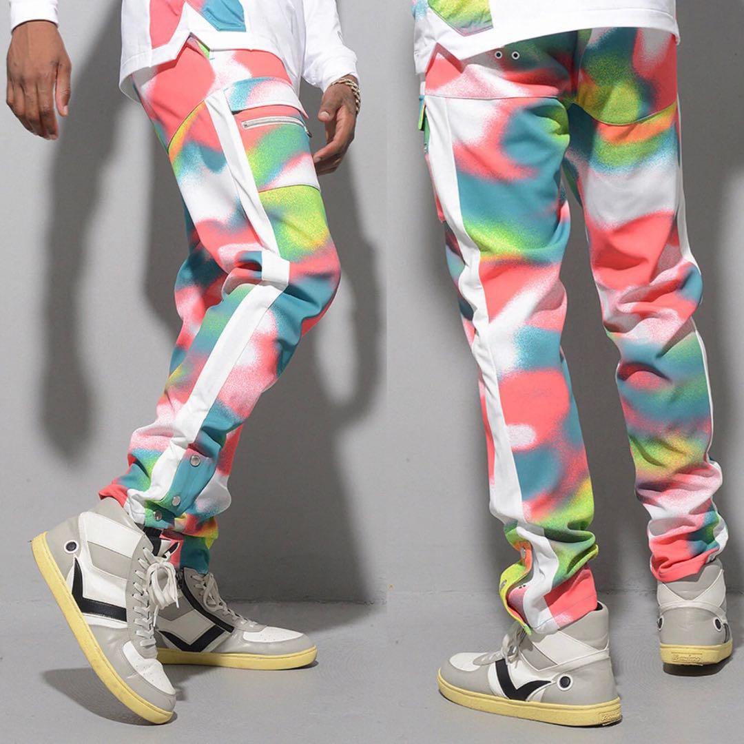 ラッセルノ ゴルフ スキニー カーゴパンツ パターン マルチカラー 2XL 7