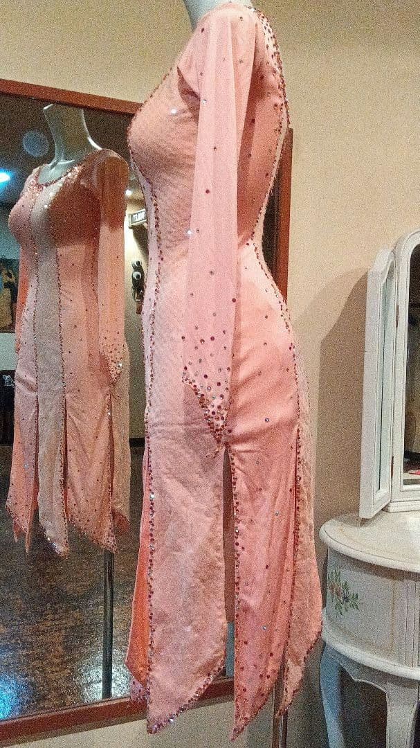 社交ダンス　ドレス　衣装　チャコット　Chacott　ラテンドレス　ワンピース