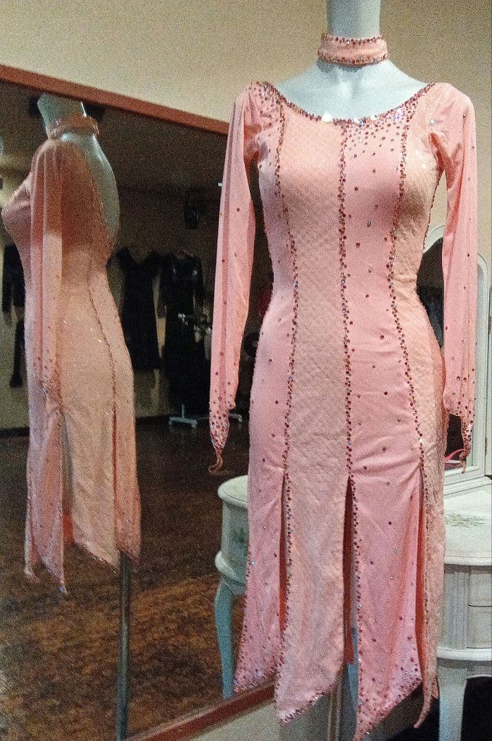 社交ダンス　ドレス　衣装　チャコット　Chacott　ラテンドレス　ワンピース