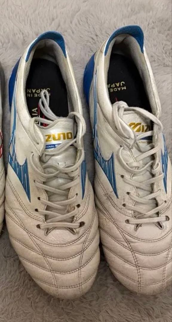 サッカースパイク　ミズノ　モレリアネオ4 ブルー