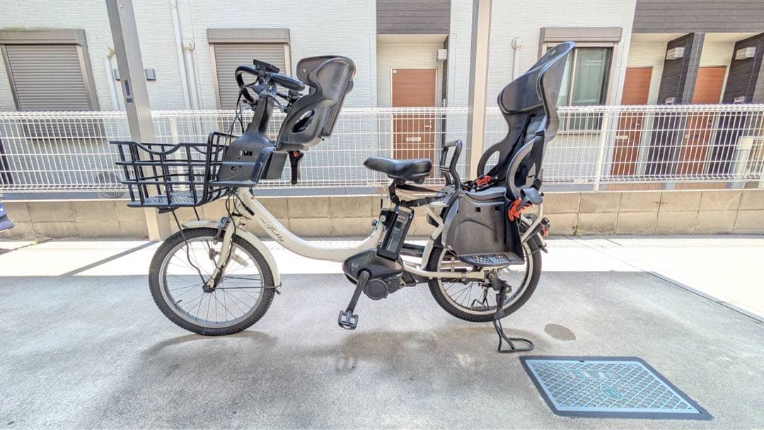 電動アシスト自転車 ヤマハ パスバビーアン PA20BXL 前後チャイルド付