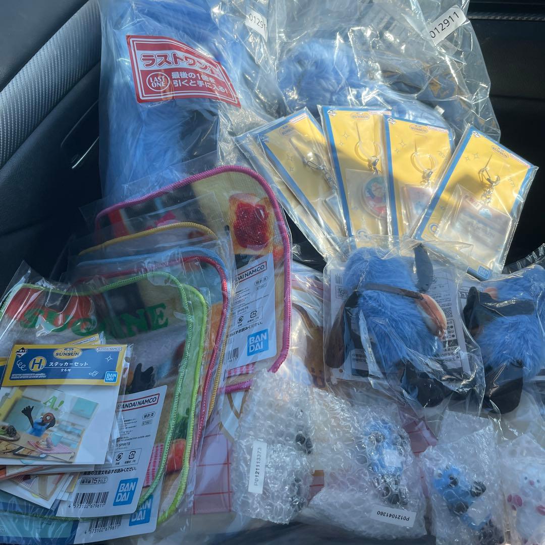 一番くじ　パペットスンスン A B D E F G H ラストワン賞26点