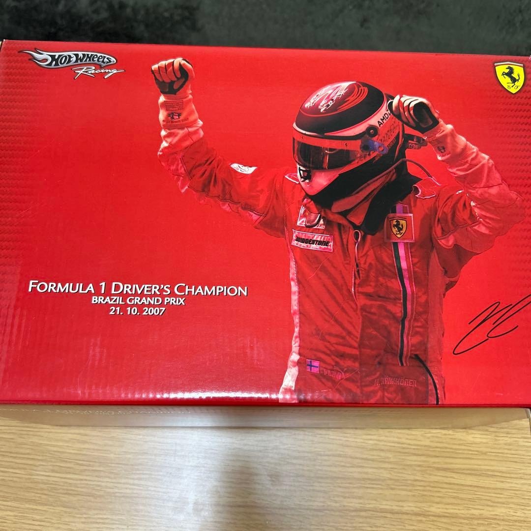 ホットウィール　キミライコネン　2007ワールドチャンピオン　記念モデルカー