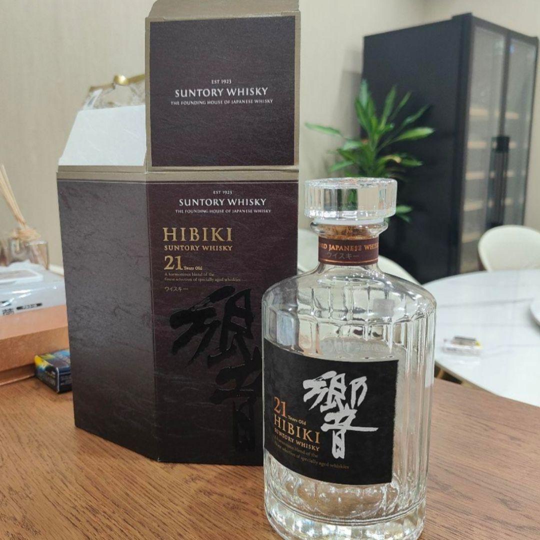 Hibiki 21年 Suntory Whisky空ボトル箱付き 6本