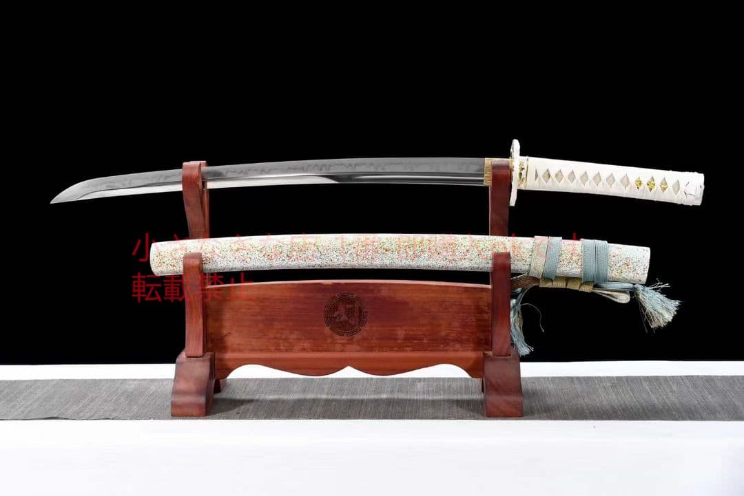T10焼刃三色研磨小烏丸『常青藤』 古兵器 武具 刀装具 日本刀 模造刀 居合刀