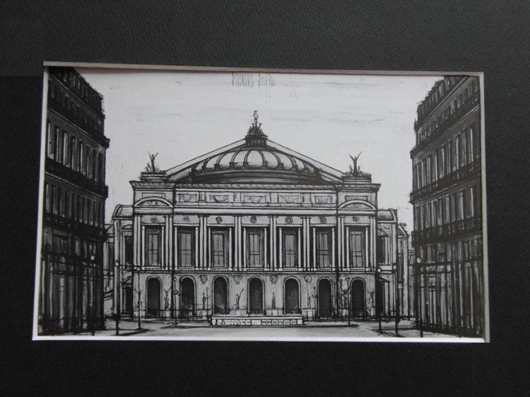 ベルナール・ビュッフェ「PAYSAGES DE PARIS-L'Opera」