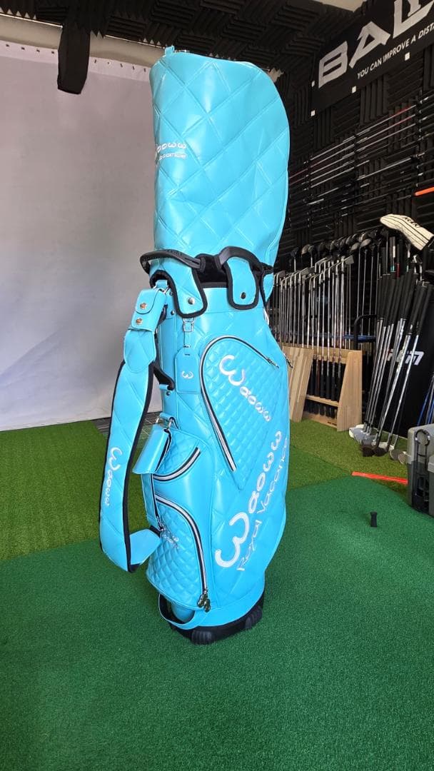 Waoww CADDIEBAG スタンド式　ティファニーブルー