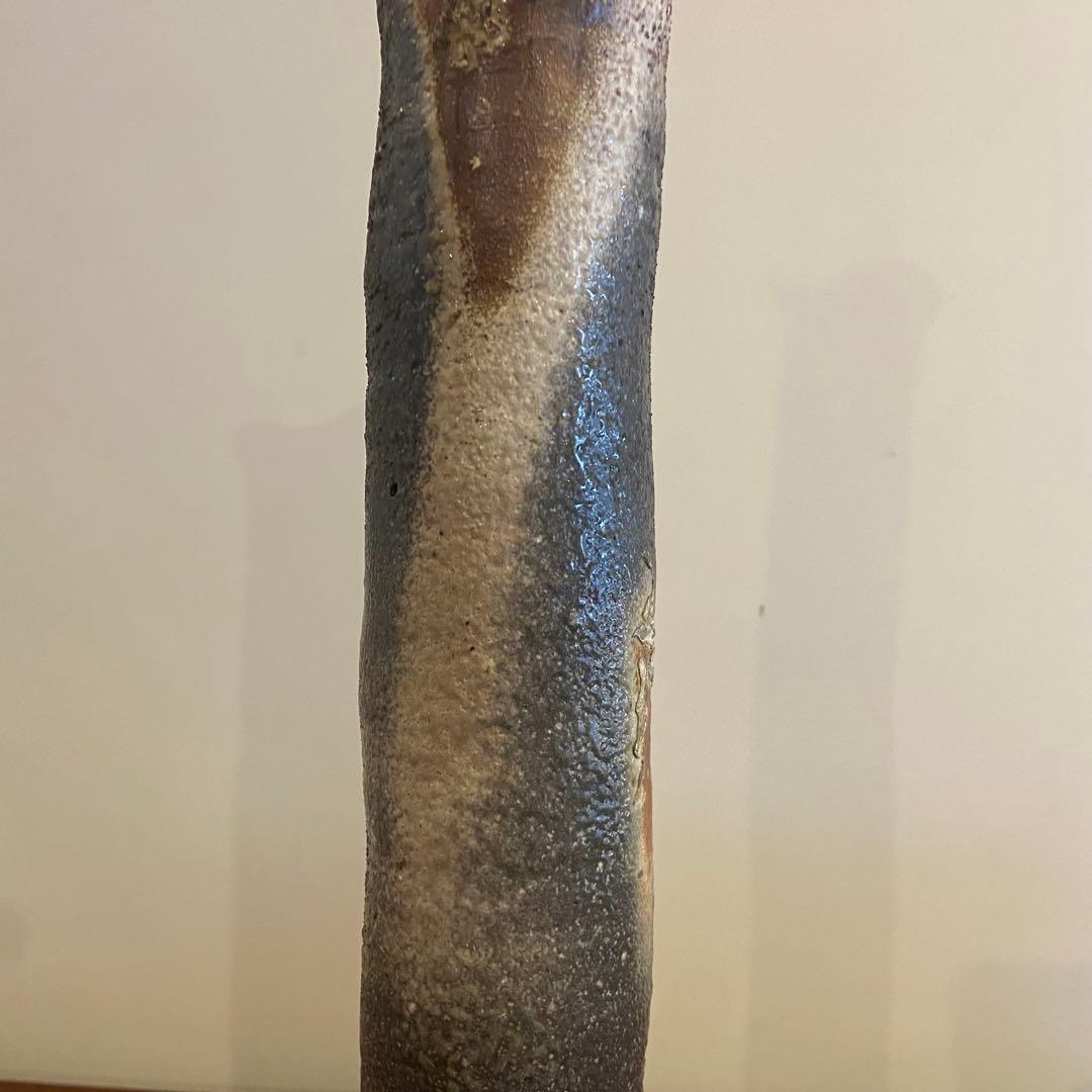 伊賀焼　小島憲二作　長壺　M243