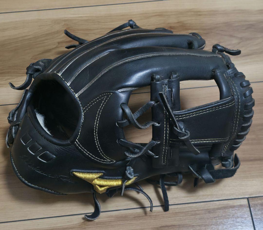 ミズノプロ 軟式用 グローブ 黒 内野用