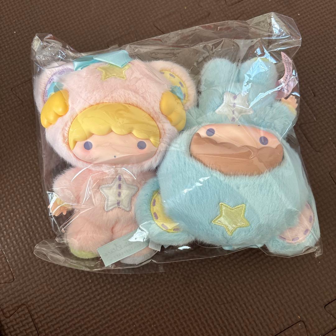 リトルツインスターズ　キキララ　星空のエンジェルマスコットホルダー　50周年