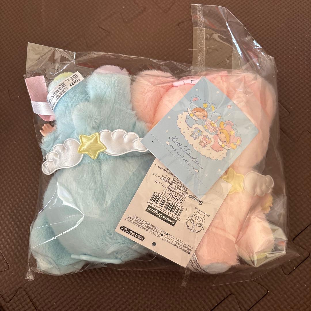 リトルツインスターズ　キキララ　星空のエンジェルマスコットホルダー　50周年
